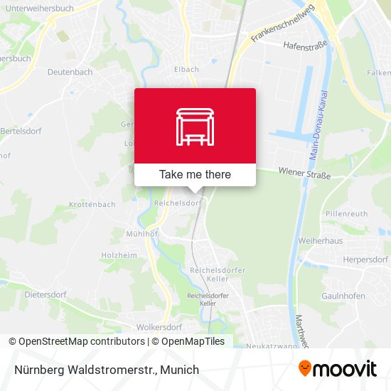 Nürnberg Waldstromerstr. map