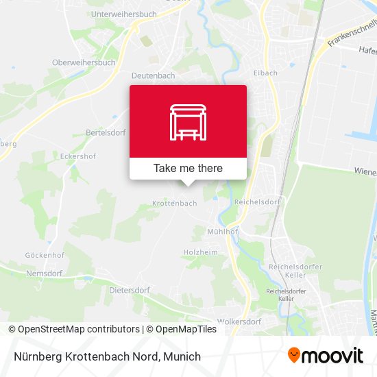 Nürnberg Krottenbach Nord map