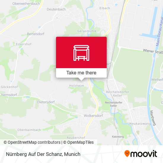 Nürnberg Auf Der Schanz map