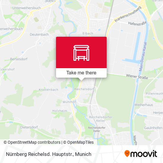 Nürnberg Reichelsd. Hauptstr. map