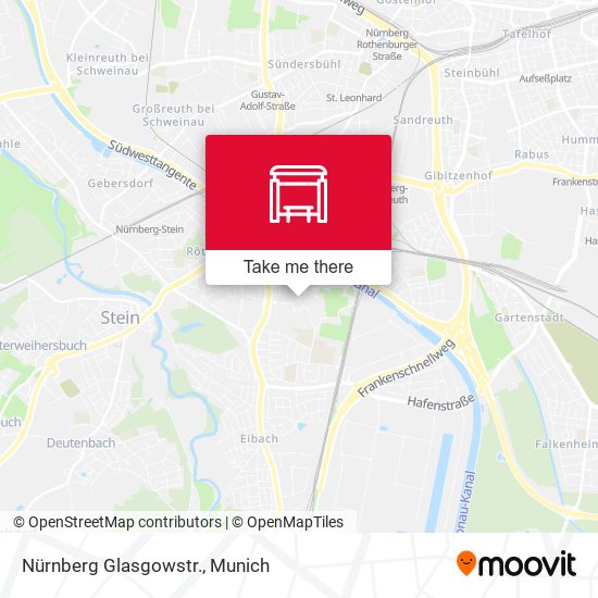 Nürnberg Glasgowstr. map