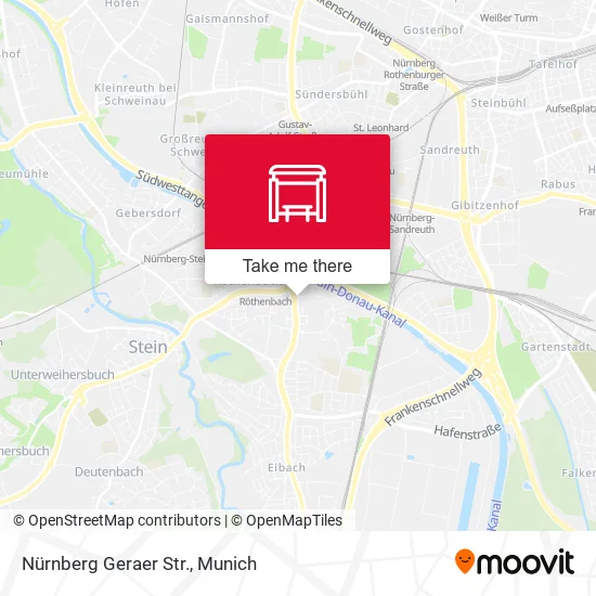 Карта Nürnberg Geraer Str.