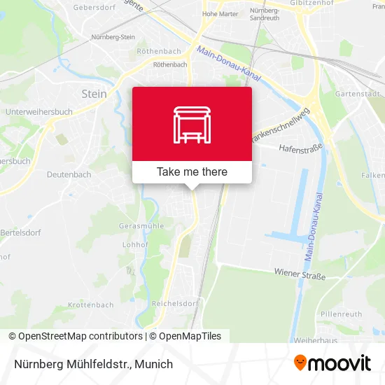 Карта Nürnberg Mühlfeldstr.