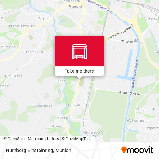 Nürnberg Einsteinring map