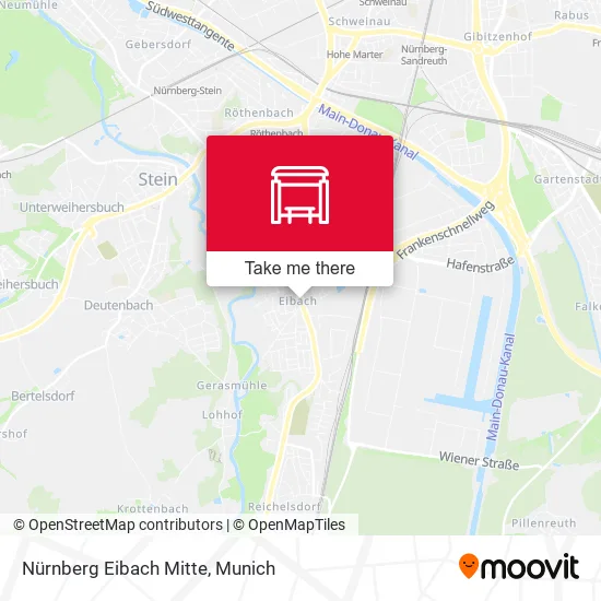 Карта Nürnberg Eibach Mitte