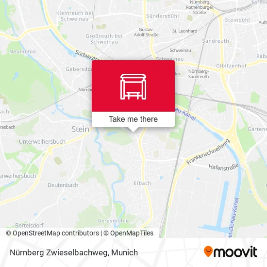 Карта Nürnberg Zwieselbachweg