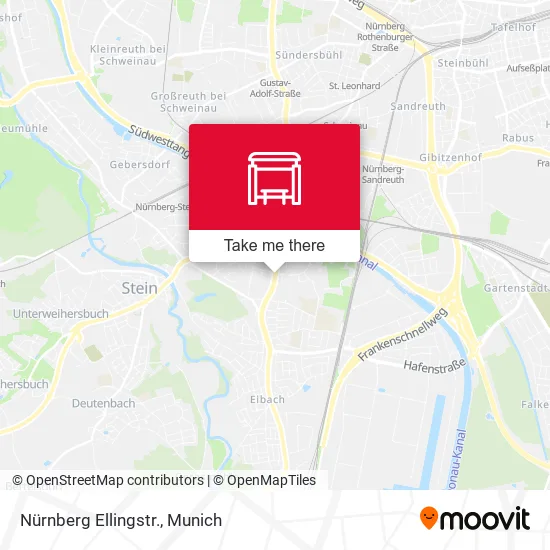 Карта Nürnberg Ellingstr.