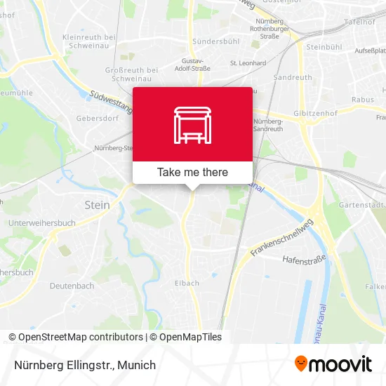 Карта Nürnberg Ellingstr.