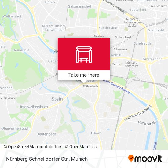 Nürnberg Schnelldorfer Str. map