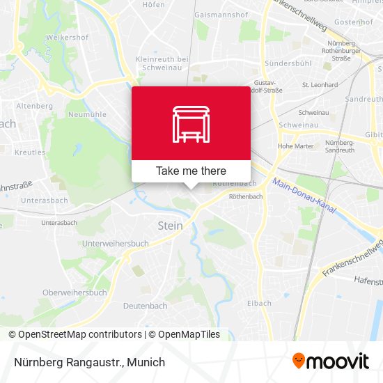 Nürnberg Rangaustr. map