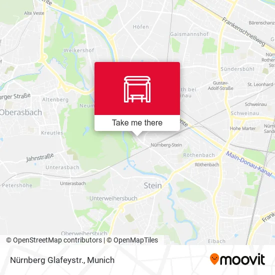 Карта Nürnberg Glafeystr.