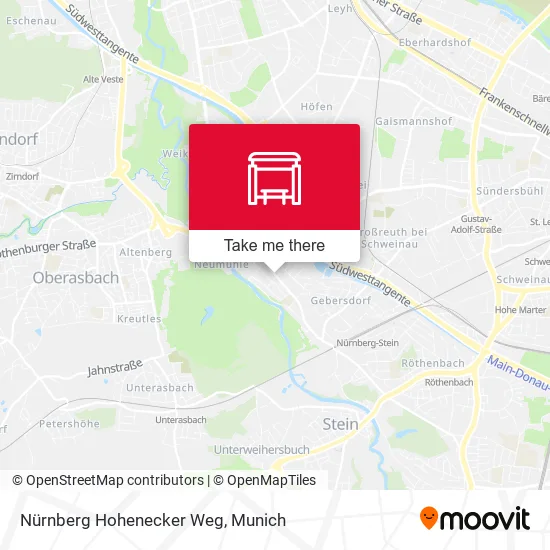 Карта Nürnberg Hohenecker Weg
