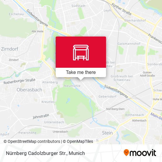 Nürnberg Cadolzburger Str. map
