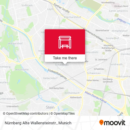 Карта Nürnberg Alte Wallensteinstr.