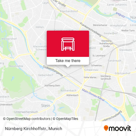 Карта Nürnberg Kirchhoffstr.