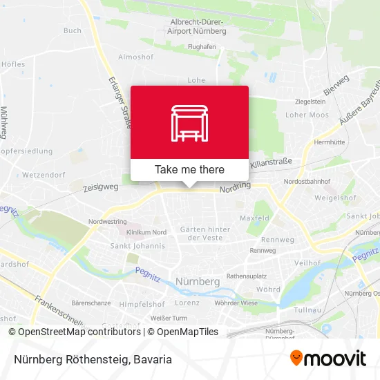Карта Nürnberg Röthensteig
