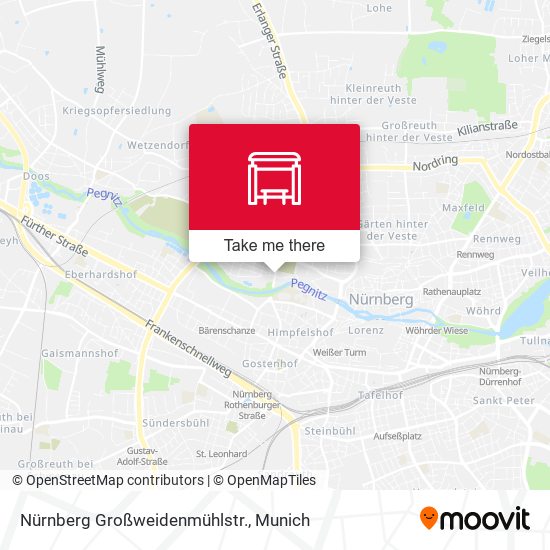 Nürnberg Großweidenmühlstr. map