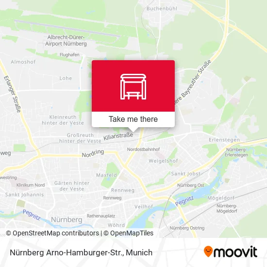 Карта Nürnberg Arno-Hamburger-Str.