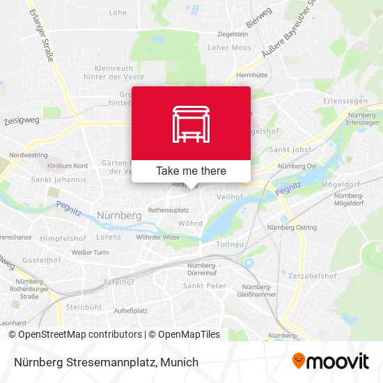 Карта Nürnberg Stresemannplatz