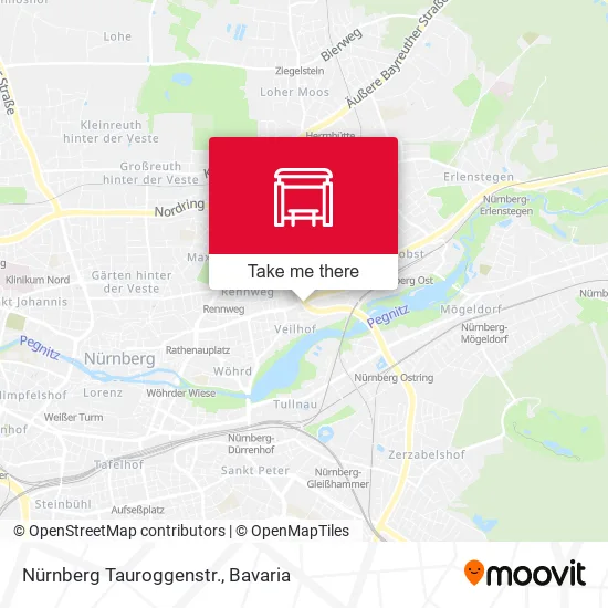 Карта Nürnberg Tauroggenstr.
