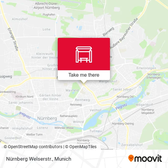 Карта Nürnberg Welserstr.