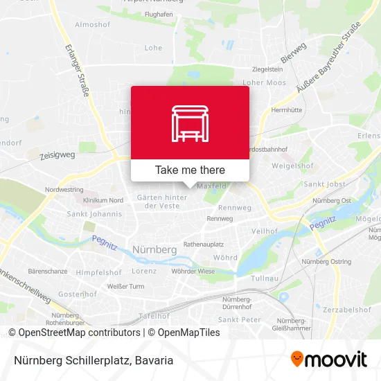 Карта Nürnberg Schillerplatz