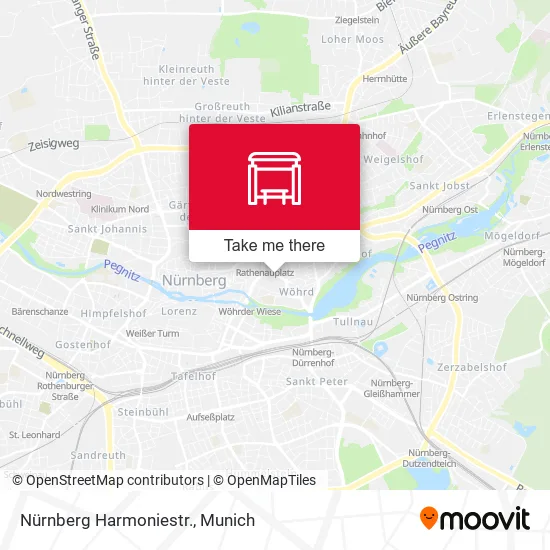 Карта Nürnberg Harmoniestr.