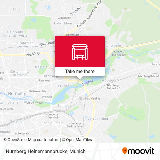 Nürnberg Heinemannbrücke map
