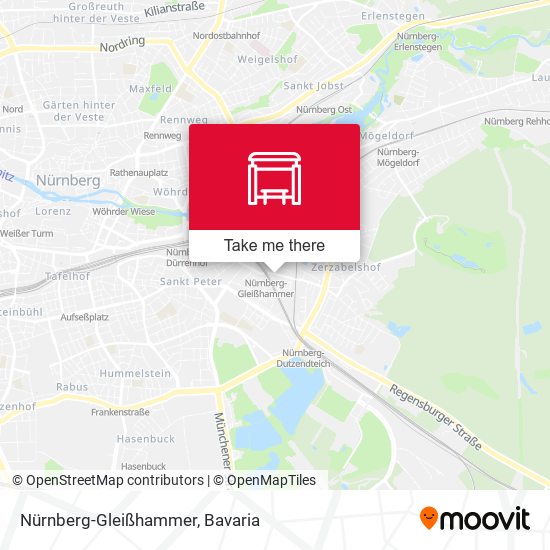 Nürnberg-Gleißhammer map