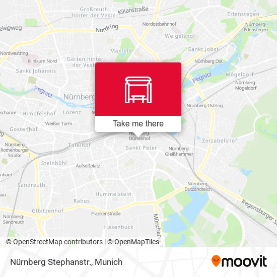 Карта Nürnberg Stephanstr.