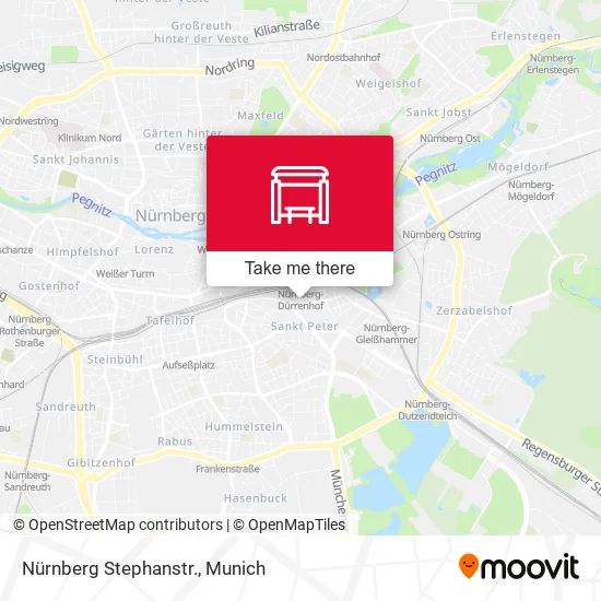 Карта Nürnberg Stephanstr.