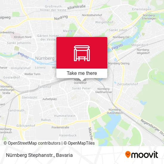 Nürnberg Stephanstr. map