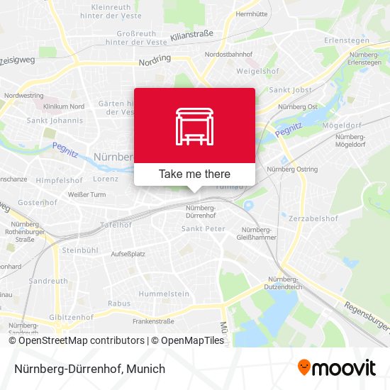 Nürnberg-Dürrenhof map