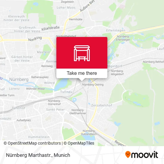 Карта Nürnberg Marthastr.
