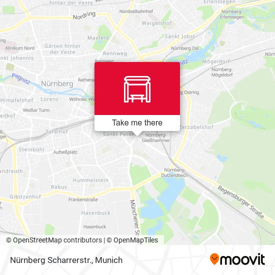 Карта Nürnberg Scharrerstr.