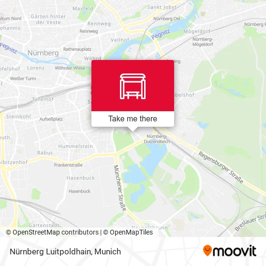 Карта Nürnberg Luitpoldhain