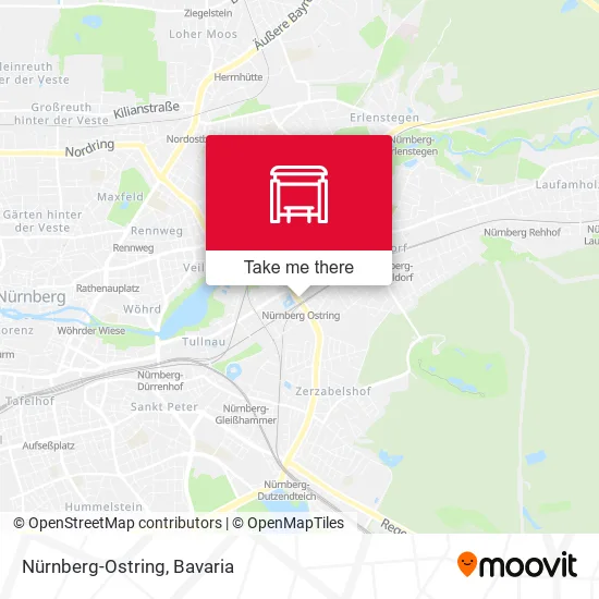 Карта Nürnberg-Ostring