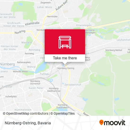 Карта Nürnberg-Ostring