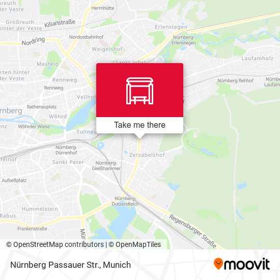 Nürnberg Passauer Str. map