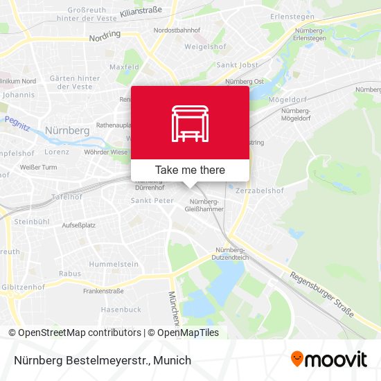 Nürnberg Bestelmeyerstr. map