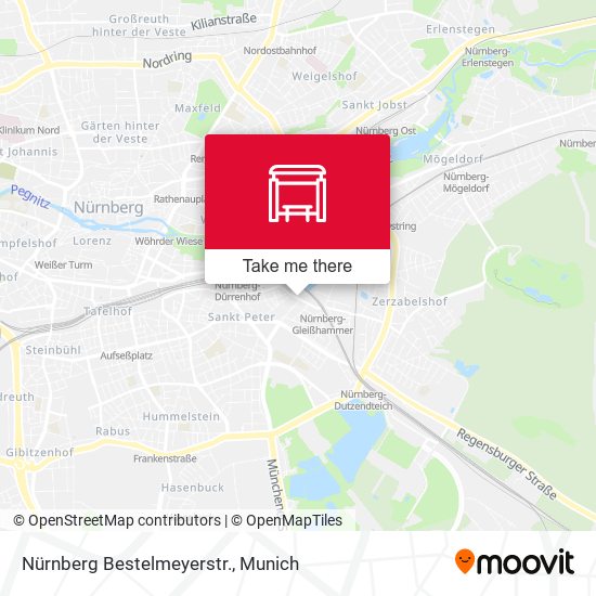 Nürnberg Bestelmeyerstr. map
