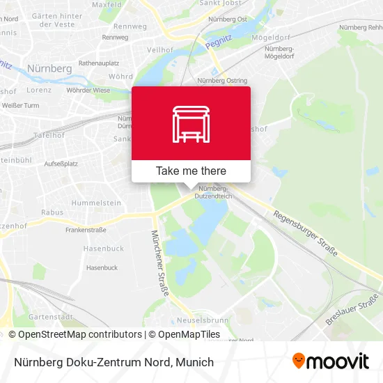 Карта Nürnberg Doku-Zentrum Nord