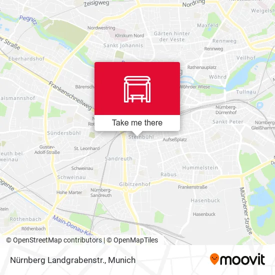 Карта Nürnberg Landgrabenstr.