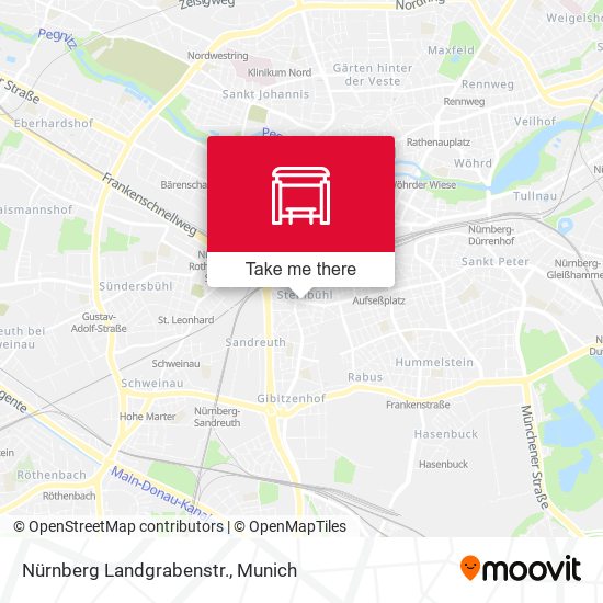 Nürnberg Landgrabenstr. map
