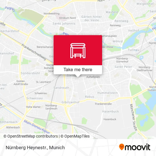 Карта Nürnberg Heynestr.