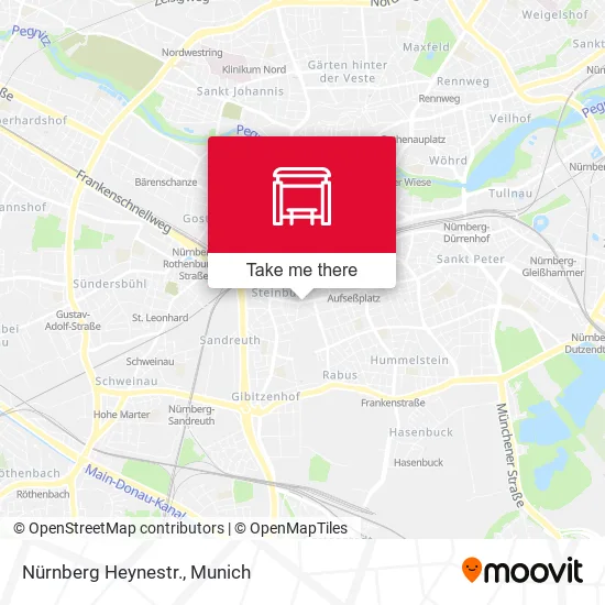 Карта Nürnberg Heynestr.