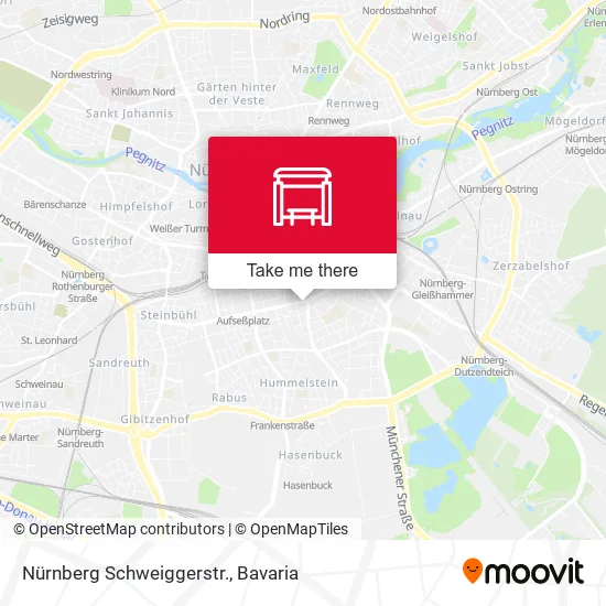 Карта Nürnberg Schweiggerstr.