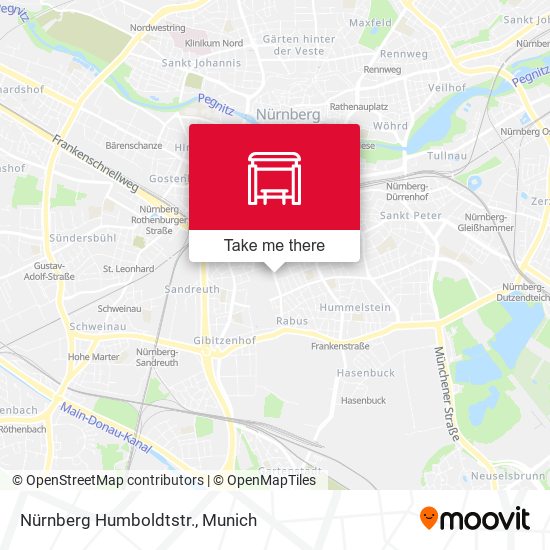Nürnberg Humboldtstr. map
