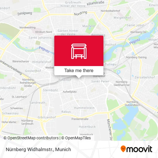 Карта Nürnberg Widhalmstr.