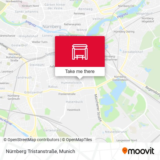 Nürnberg Tristanstraße map